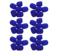 SHINEOFI 50 Piezas Filtro Antipop para Micrófono Cubierta de Micrófono de Esponja Unidades de Mano Uso Karaoke y Eventos