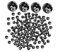 SHINEOFI 500 Cuentas Espaciadoras Redondas Cuentas Acrílicas Para Hacer Pulseras y Collares Perfectas Para Manualidades