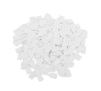 SHINEOFI 500 Piezas Etiquetas Adhesivas Blancas para Etiquetas Rectangulares para Joyería Resistentes sin Residuos para Anillos Collares y Pulseras