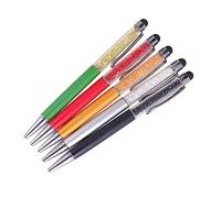 SHINEOFI 5piezas Lápiz Capacitivo Óptico de Cristal Unidades Gemas de Imitación para Tabletas y Portátiles para Escritura Mano Pantalla Táctil