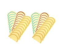 SHINEOFI 6 Hojas Etiquetas Adhesivas para Manómetros Resistentes al Agua con de Presión Arco Colores Rojo Verde y Amarillo para Identificación Rápida y Control de Presión