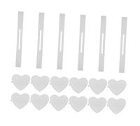 SHINEOFI 6 Juegos Plastic Mesh Canvas For Crochet Bag Bottoms Heart-shaped And Round Bases Lightweight Easy To Cut DIY Craft Accessories For Handmade Purse Weaving