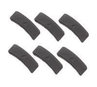 SHINEOFI 6 Piezas Banda de Reloj Inteligente Compatible con Garmin Forerunner Retenedores de Silicona Anillos de Seguridad para Pulsera Deportiva de Instalar y Ajustar Color Negro