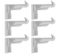 SHINEOFI 6 Piezas Cerradura para Cajón y Armario para Ñiño, Blanco, Abs, Seguridad Infantil, Diseño Invisible, para Cajones y Armarios de Cocina, para Pequeños