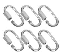 SHINEOFI 6 Piezas Conector Rápido de Bloqueo de Acero Inoxidable para