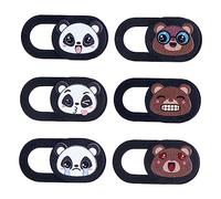 SHINEOFI 6 Piezas de Webcam Deslizante de Protección de Privacidad para Ordenadores Tablets y Móviles Diseño Práctico y Aplicación y Remoción Material Resistente