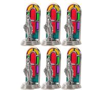 SHINEOFI 6 Piezas Figuras Religiosas de Aleación para Altares Hogar Esculturas Detalladas Renacentistas de María y Jesús, Decoración Clásica Católica para Ambiente Sagrado