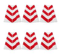 SHINEOFI 6 Piezas Funda Reflectante para Cono de Tráfico de Pvc Plegable Diseño Seguro para Control de Multitudes y Seguridad Vial