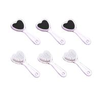 SHINEOFI 6 Piezas Lima para Pies con Diseño Ergonómico y Forma de Corazón, Removedor de Piel Muerta con Cepillo Incluido para Pedicura Eficaz y Cómoda Color Aleatorio