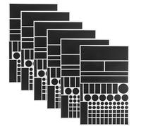 SHINEOFI 6 Piezas Pegatinas Reguladoras de Luz LED Cubiertas Atenuadoras para Electrónica Routers Relojes Negro Bloqueo Luz