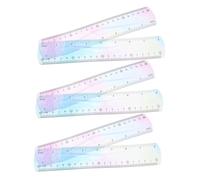 SHINEOFI 6 Piezas Regla Flexible de PVC Suave y Resistente Medidor Bimétrico con Centímetros y Flexible y Reutilizable para Estudiantes Oficina y Manualidades