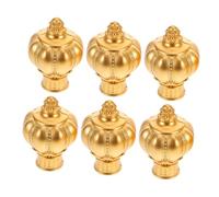 SHINEOFI 6 Piezas Remates para Barra de Cortina Tapas Decorativas Acrílicas para Extremos Accesorios Boho para Poste de Ventana Finiales Modernos para Estabilidad y Protección contra