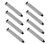 SHINEOFI 8 Piezas Cubierta De Ranura Pci Negra con Tornillos Protección para Ranuras De Computadora Panel De Pci Cubierta De Soporte para Placa Base