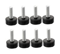 SHINEOFI 8 Piezas De Amortiguadores para Muebles Patas De Mesa Patas De Taburete Patas Ajustables Sin Rosca para Cubos De Almacenamiento Elevadores De Mesa Parachoques De Puerta De