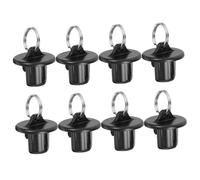 SHINEOFI 8 Piezas De Cuerdas Elásticas Resistentes Al Viento con Hebillas Extremos para Parasoles Bloqueadores De Cordón Cordones Elásticos Cierre De Cordón Correas para Persianas