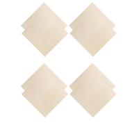 SHINEOFI 8 Piezas Piezas de Madera para Pintar Cuadradas Textura de Veta de Madera, Superficie Plana que Reduce Deslizamientos y Manchas, Ideales para Manualidades DIY y Clases de Arte