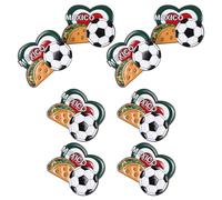 SHINEOFI 8 Piezas Pin Conmemorativo Copa Mundial 2026 en Aleación de Zinc con Diseño Único Mexicano para Fanáticos y Coleccionistas en Eventos y Partidos