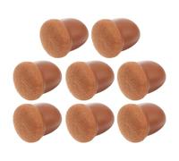 SHINEOFI 8 Piezas Protectores para Patas de Silla Unidades Mediano Marrón con Fieltro Envuelto Antideslizantes y Resistentes para Proteger Suelos de Vinilo y Baldosas