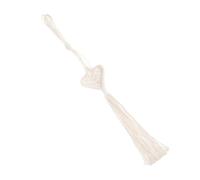 SHINEOFI Abrazadera de Cortina de Algodón Beige Claro Estilo Nórdico, Tejida a Mano Lazos para Cortinas, Soporte Decorativo Bohemio para Ventanas y Puertas, Adecuado para Hogar y Cafetería