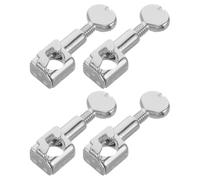 SHINEOFI Abrazadera para Máquina de Coser Doméstica 4 Piezas, Clip Metálico de Repuesto Tornillo para Sujeción Segura de Agujas, Accesorio de Costura Portátil y Duradero para Reparación