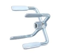 SHINEOFI Accesorio para Taladro Mezclador de Concreto Paleta Doble Cuchilla de Aleación de Aluminio Resistente 1 Unidad para Mortero Cemento Obras y Construcción