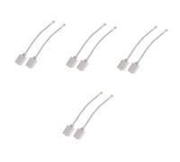 SHINEOFI Adaptador Convertidor Ethernet Estable para Teléfono Analógico Y Dispositivos De Fax Material Duradero para Transmisión De Señal 2 Piezas X 4
