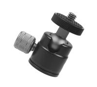 SHINEOFI Adaptador de Montaje para Trípode de Cámara Rótula Esférica de Aleación de Aluminio, Resistente y Compatible Proyectores y Cámaras Profesionales