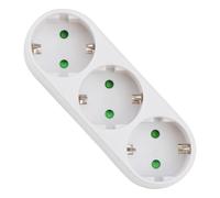 SHINEOFI Adaptador Múltiple de Enchufes Resistente al con Base Blanca Panel para Uso Doméstico Comercial Industrial Fácil de Instalar Compatible con Enchufe de Pared y Bombilla