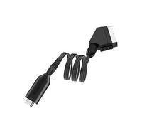 SHINEOFI Adaptador Scart Video de Audio y Video Cable de Compatible con Tv Vhs y Dvd Sin Necesidad de Controladores