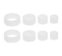 SHINEOFI Adaptadores Reductores para Muelas Abrasivas de Banco 2 Unidades de Plástico para Ruedas de 9-12 MM Casquillos Espaciadores Ajustables para Trabajo en Metal Madera y Piedra