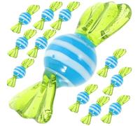 SHINEOFI Adornos Artesanales de Vidrio Coloridos para Decoración del Hogar Set de 12 Piezas de Dulces de Cristal en Estilo Mixto Manualidades Artísticas para Sala Comedor y Dormitorio