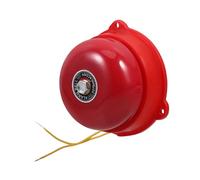 SHINEOFI Alarma Manual de Emergencia Roja Campana de Seguridad Metálica para Evacuación Escuelas y Dispositivo Esencial contra Fácil Instalación Señal Sonora Confiable