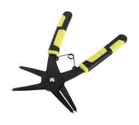 SHINEOFI Alicates para Anillos Elásticos Internos y Externos de Alta Resistencia Herramienta Manual de Precisión Mango Ergonómico Tamaño Compacto para Reparaciones Automotrices y