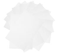 SHINEOFI Almohadilla de Limpieza Cojín Limpiador de Jaulas 100 Piezas para Jaulas de Pájaros Papel Absorbente Desechable Blanco para Mascotas y Periquitos