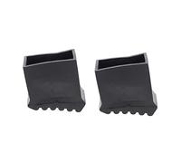 SHINEOFI Almohadillas Antideslizantes para Escaleras de Material Elástico Negro, 2 Piezas Fuerte Agarre y Resistencia Abrasión para Proteger Pisos de Madera