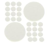 SHINEOFI Almohadillas Difusoras de Algodón 150 Piezas para Aromaterapia, Discos Redondos de Fibra de 22 Mm para Colgantes de Aceites Esenciales, Repuesto para Difusor Coche, Hogar