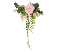 SHINEOFI Alzapaños para Cortinas de Ventana Flores Rosa, Sujeción | Cuerda de Tela Reutilizable, Estilo Sencillo y Rústico, para Valencias, Tienda y Baño
