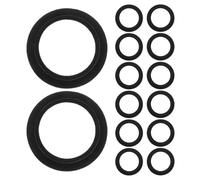 SHINEOFI Anillo de Sellado de Goma para Sensor de Aparcamiento Trasero de Coche, 30 Piezas Base para Protección y Absorción de Impactos