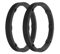 SHINEOFI Anillos Espaciadores Aplicables para Altavoces de Coche 65 Pulgadas Adaptadores Sólidos 2 Piezas Accesorios Automotor para Mejora de Audio y Reemplazo de Altavoz