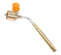 SHINEOFI Antorcha de Gas Portátil Llama Ajustable Cabezal de Servicio Pesado Tamaño Compacto y Liviano para Soldadura Fontanería y Manualidades Compatible Propano y Propileno