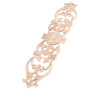 SHINEOFI Apliques de Madera sin Pintar para Muebles Decoración Elegante Estilo Adornos para Gabinetes Talla Artística y Detallada para Proyectos DIY