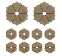 SHINEOFI Arandelas de cobre para tiradores de muebles y pomos, pack de 10 unidades, diseñadas para evitar aflojamiento y desgaste, aptas para interiores clásicos y modernos