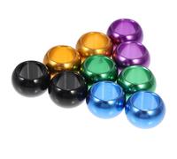 SHINEOFI Bandas para Patas de Pájaros en Aluminio, 10 Piezas sin Letras, Accesorio Versátil para Palomas y Pollos Cierre Separado