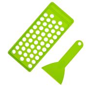 SHINEOFI Bandeja de 50 Agujeros para Hacer Bálsamo Labial, Molde de Plástico Pp, Kit de Accesorios para Crear Brillo Labial Casero en Entornos DIY