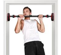 SHINEOFI Barra De Dominadas Barra De Dominadas Ajustable De 65-100 Cm Para Puerta Con Mecanismo De Bloqueo Equipo De Entrenamiento De Fuerza Para Fitness Accesorios De Gimnasio En Casa