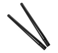 SHINEOFI Barra de Extensión y Diseño Modular Roscas Precisas 2 Piezas de 1 Pulgada de Diámetro, Acero Inoxidable Cepillado para Mástil de Bandera para Señalización Exterior Gubernamental