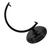 SHINEOFI Base de Globo Terráqueo de Plástico Negro para Escritorio, Pedestal Moderno Compatible Globo de 25 Cm Adecuado para Enseñanza y Decoración Minimalista