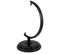 SHINEOFI Base de Globo Terráqueo Negro de Plástico para Globo de 25 Cm, Pedestal Versátil y Elegante Adecuado para Aprendizaje y Aula