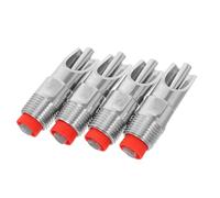 SHINEOFI Bebedero Automático de para Lechones 4 Piezas de Acero Inoxidable con Control de Caudal para Granjas Porcinas Sistema de Agua y Fácil Mantenimiento