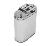 SHINEOFI Bidón de Acero Inoxidable de 10l con Diseño a Prueba de Fugas y Boquilla Flexible con Válvula de Ventilación para Camping y Actividades al Aire Libre